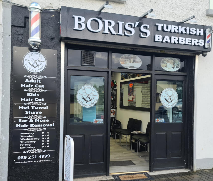 Boris barber outside Boris barber outside